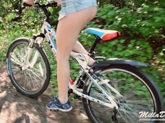Bike ride with step sister ended with blowjob - Sex in nature Thumb