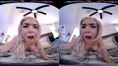 Nice Busty blonde gets off with her toy in VR Thumb