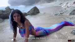 Met a real Mermaid on an island and gave her legs to fuck! Thumb