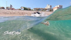 Pornstar Sheila Ortega Sucking and Fucking underwater while snorkeling Thumb