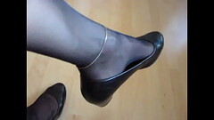 Isabelle-Sanrine wears her well worn &quot_GABOR&quot_ office pumps Thumb